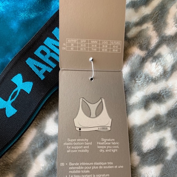 Under Armour Mid Impact Support Sports Bra XS - Picture 6 of 10